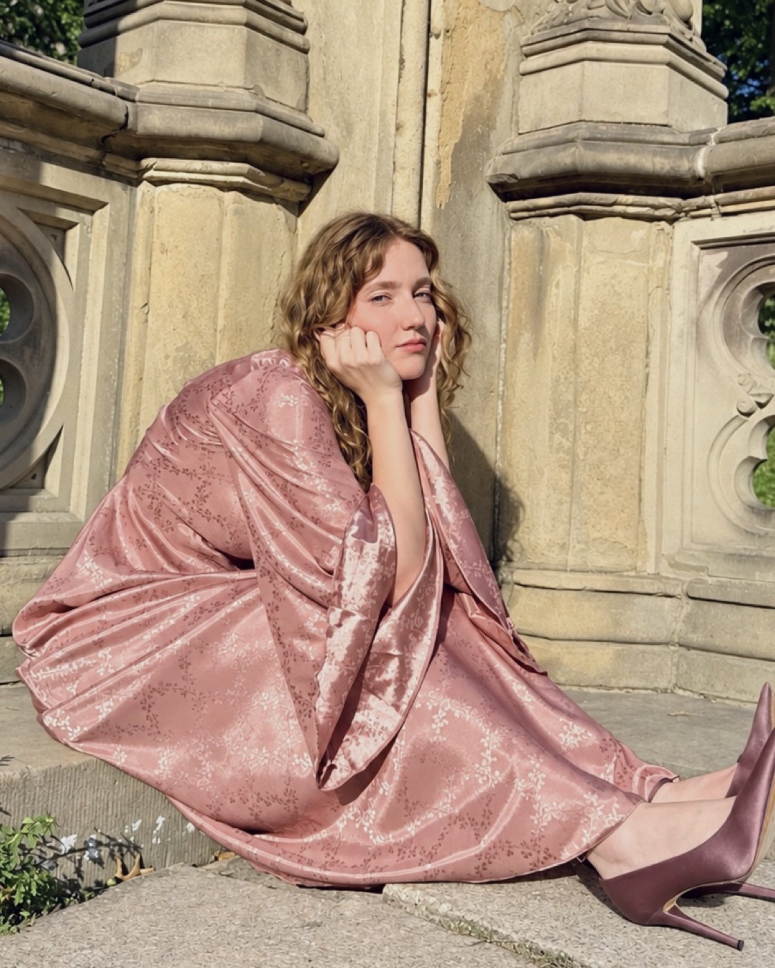 Rosé Maxi Dress